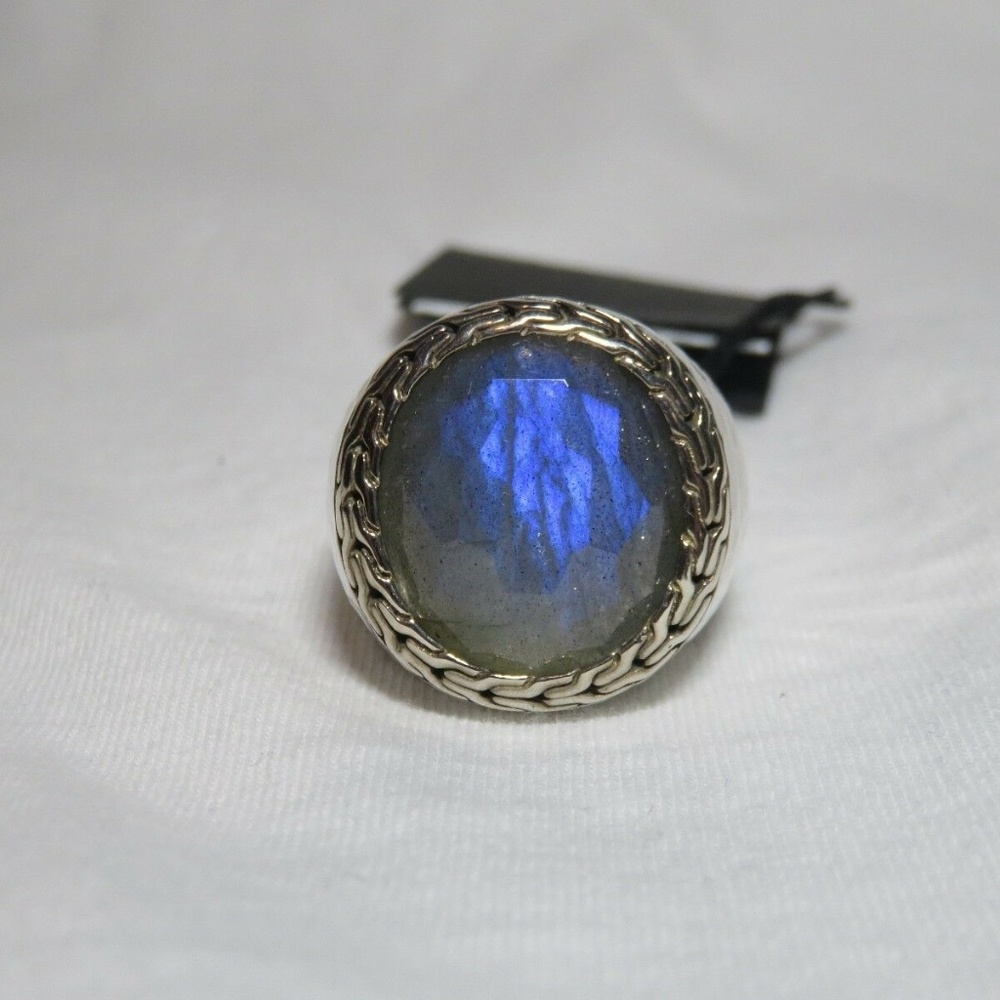 John Hardy Hammered Palu Labradorite Ring